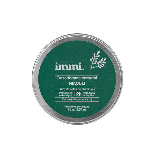 Desodorante corporal sin sales de aluminio