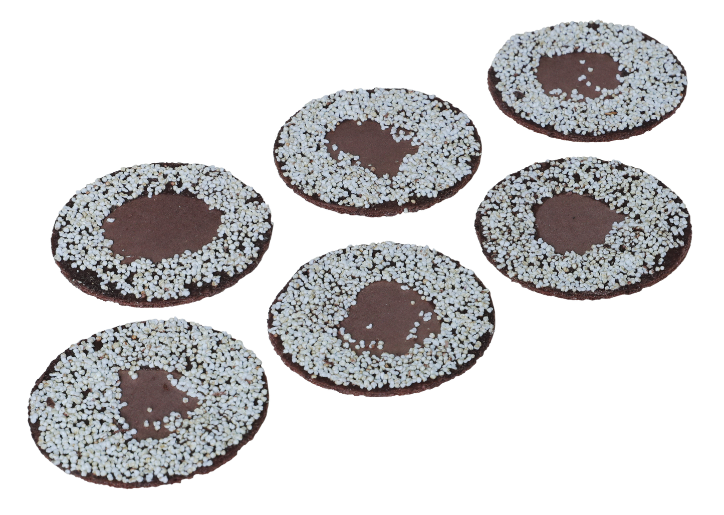 Choco obleas de amaranto sin azúcar