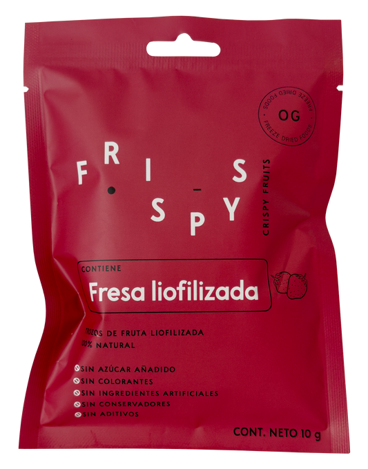 Fresa liofilizada