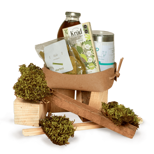 Canasta de regalo gourmet con productos saludables - Healthy Snacks