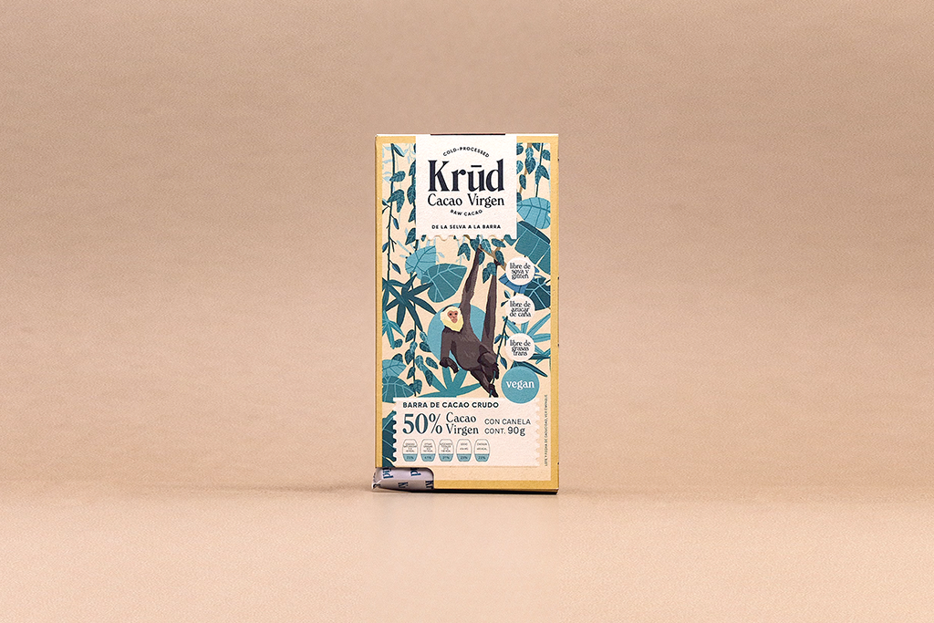 Barra de Cacao Virgen 50% - Krud