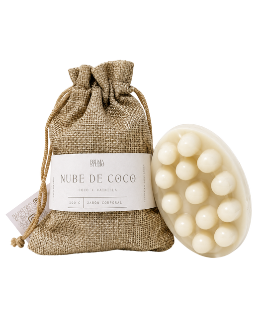 Jabón Masajeador Corporal Nube de Coco – El Regalo Ideal para un Momento de Autocuidado